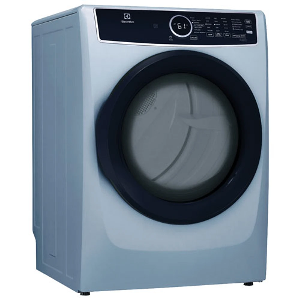 Electrolux 8.0 Cu. Ft. Front Load Electric Steam Dryer (ELFE743CAG) - Glacier Blue