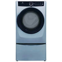 Electrolux 8.0 Cu. Ft. Front Load Electric Steam Dryer (ELFE743CAG) - Glacier Blue