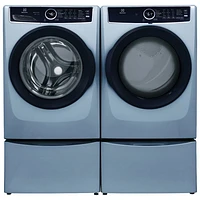 Electrolux 8.0 Cu. Ft. Front Load Electric Steam Dryer (ELFE743CAG) - Glacier Blue