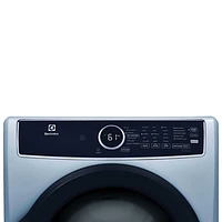 Electrolux 8.0 Cu. Ft. Front Load Electric Steam Dryer (ELFE743CAG) - Glacier Blue