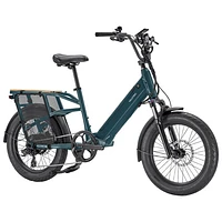 Velotric Go 1 Step-Through Utility Electric Bike (500W Motor / 89km Range / 32km/h Top Speed) - Forest Green - Exclusive Retail Partner