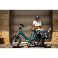 Velotric Go 1 Step-Through Utility Electric Bike (500W Motor / 89km Range / 32km/h Top Speed) - Forest Green - Exclusive Retail Partner