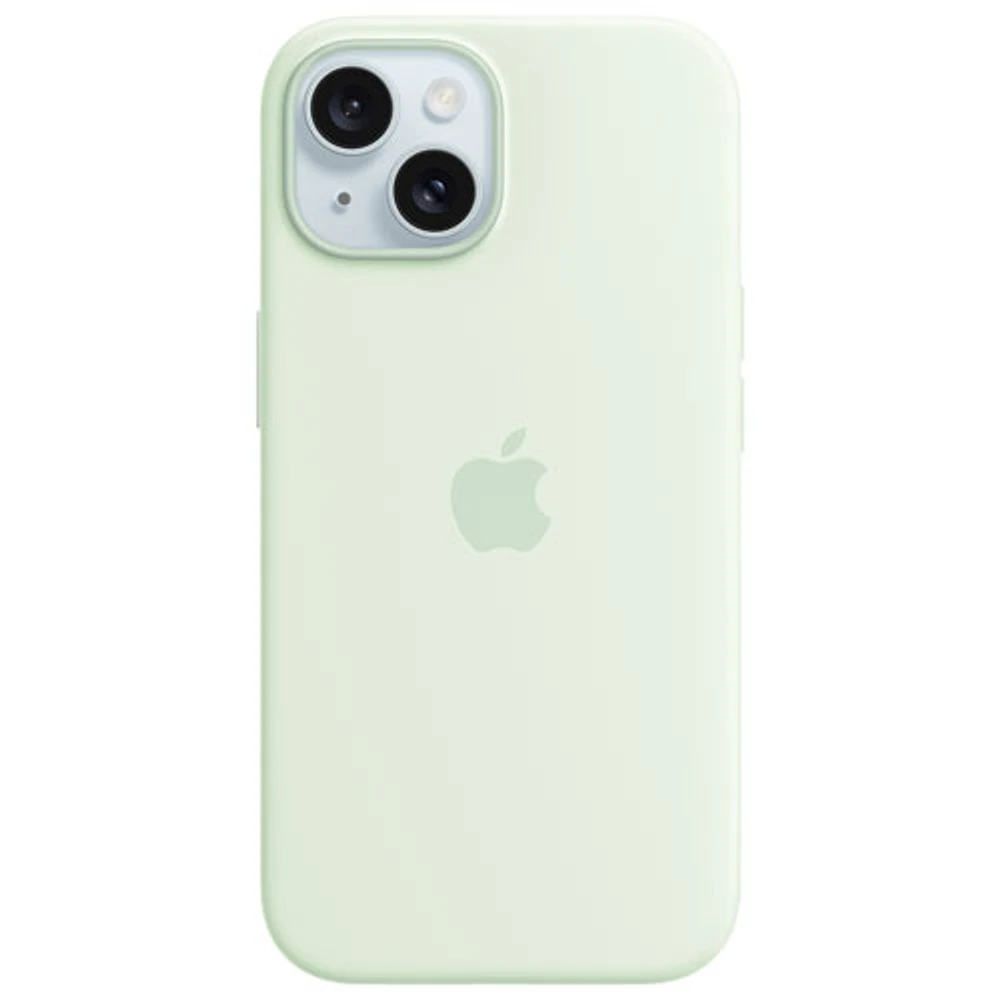 Apple Silicone Fitted Soft Shell Case with MagSafe for iPhone 15