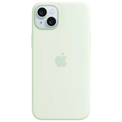 tui souple ajusté en silicone avec MagSafe d'Apple pour iPhone 15 Plus