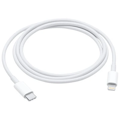 Apple 1m (3.28 ft.) USB-C to Lightning Cable (MUQ93AM/A) - White