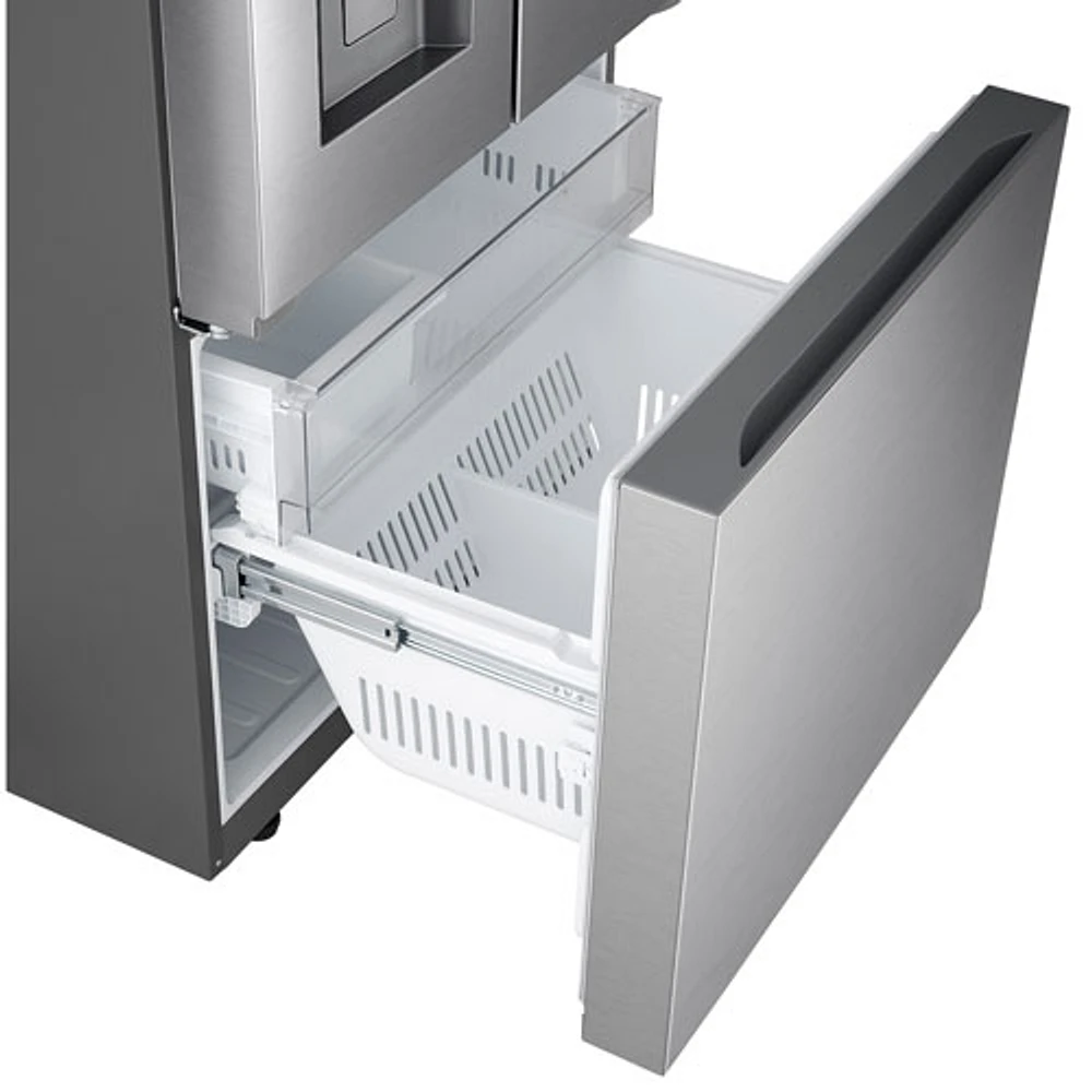 Réfrigérateur à deux portes 20,2 pi³ 33 po avec distributeur de glaçons de LG (LF20C6330S) - Inox