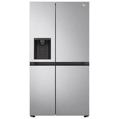 LG 36" 22.5 Cu. Ft. Side-By-Side Refrigerator with Water & Ice Dispenser (LS23C4230V) - Metal Sorbet