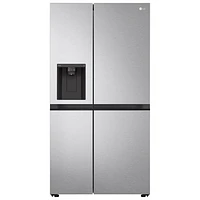 LG 36" 22.5 Cu. Ft. Side-By-Side Refrigerator with Water & Ice Dispenser (LS23C4230V) - Metal Sorbet