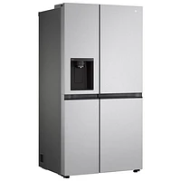 LG 36" 22.5 Cu. Ft. Side-By-Side Refrigerator with Water & Ice Dispenser (LS23C4230V) - Metal Sorbet