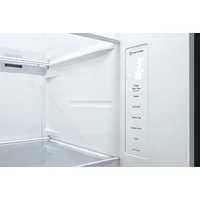 LG 36" 22.5 Cu. Ft. Side-By-Side Refrigerator with Water & Ice Dispenser (LS23C4230V) - Metal Sorbet