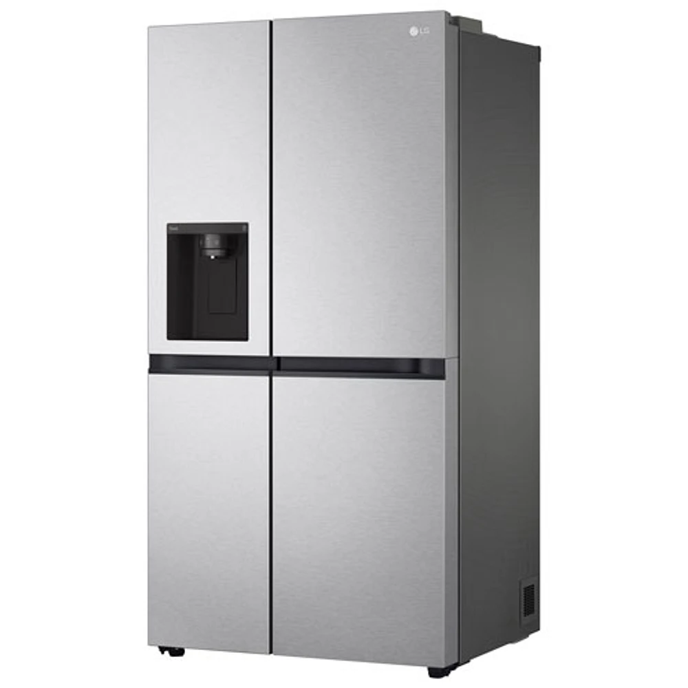 LG 36" 22.5 Cu. Ft. Side-By-Side Refrigerator with Water & Ice Dispenser (LS23C4230V) - Metal Sorbet