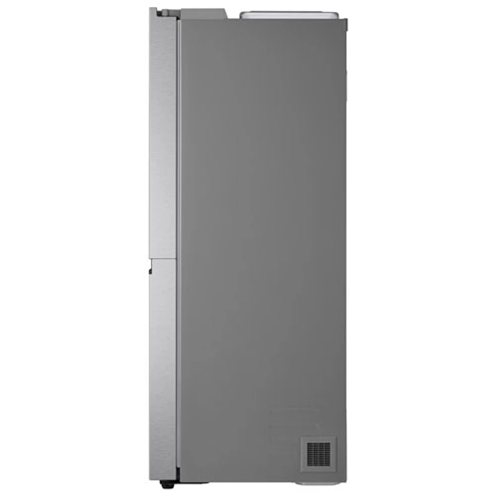 LG 36" 22.5 Cu. Ft. Side-By-Side Refrigerator with Water & Ice Dispenser (LS23C4230V) - Metal Sorbet