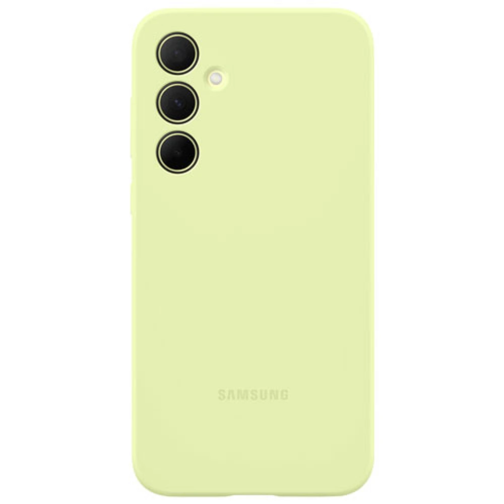 Samsung Silicone Fitted Soft Shell Case for Galaxy A35 - Lime