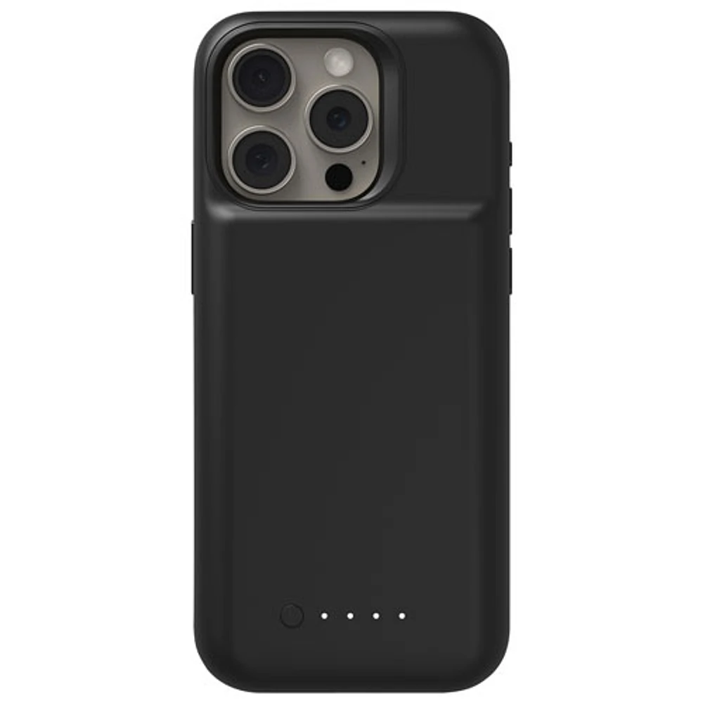 Mophie Juice Pack Case & 2400 mAh Power Bank for iPhone 15 Pro - Black - Only at Best Buy