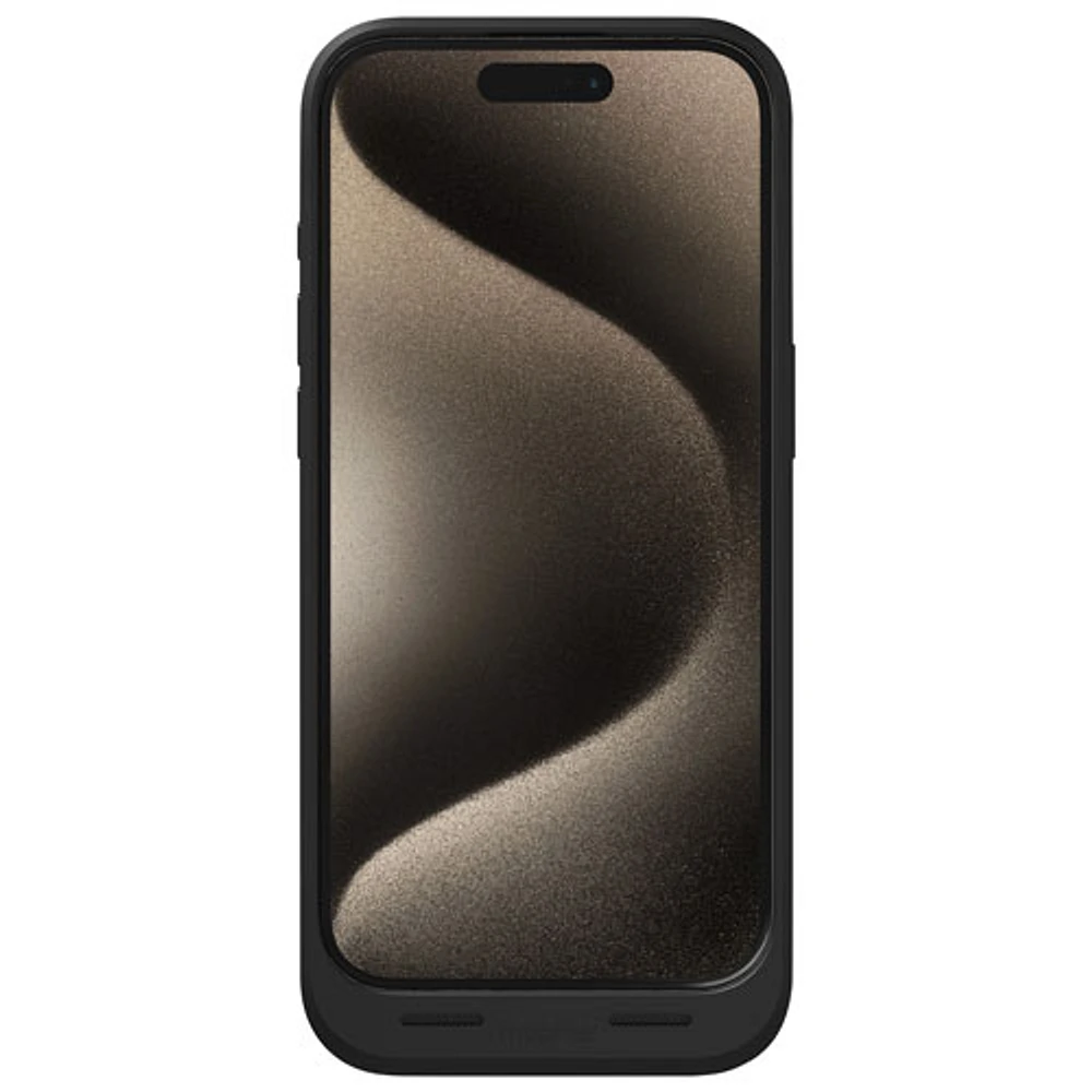 Mophie Juice Pack Case & 2400 mAh Power Bank for iPhone 15 Pro - Black - Only at Best Buy