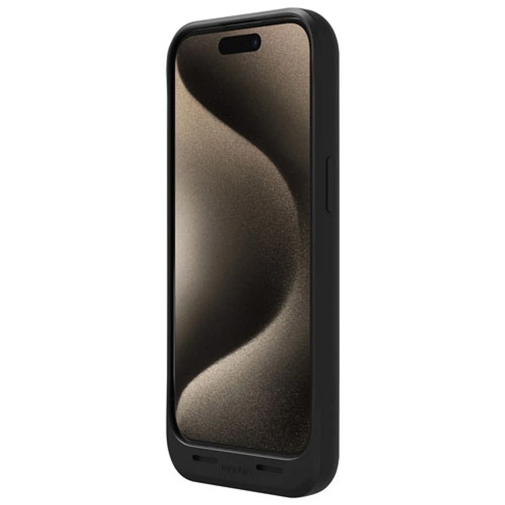 Mophie Juice Pack Case & 2400 mAh Power Bank for iPhone 15 Pro - Black - Only at Best Buy