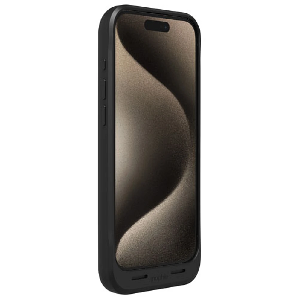 Mophie Juice Pack Case & 2400 mAh Power Bank for iPhone 15 Pro - Black - Only at Best Buy