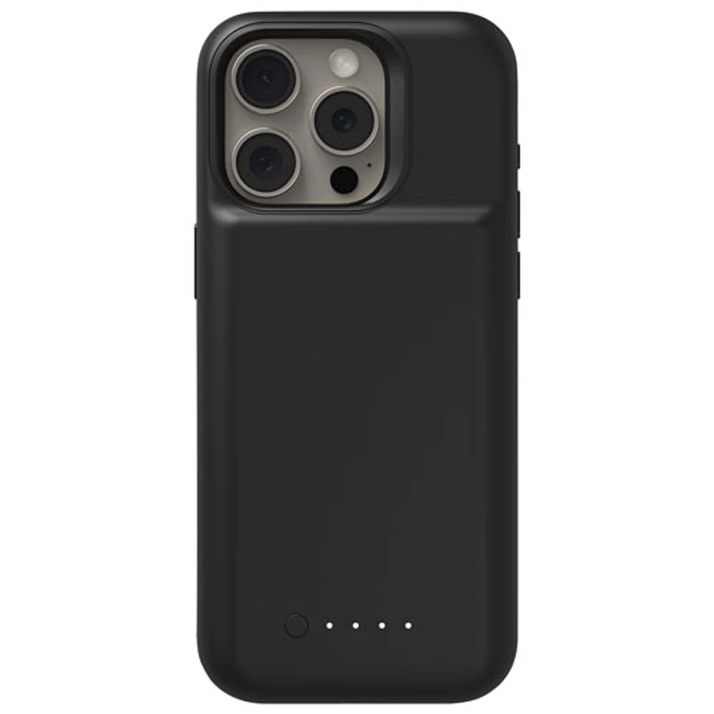 Mophie Juice Pack Case & 3000 mAh Power Bank for iPhone 15 Pro Max - Black