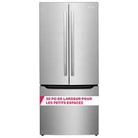 Frigidaire Gallery 30" 20 Cu. Ft. French Door Refrigerator w/Water Dispenser (GRFN2023AF) - Stainless Steel