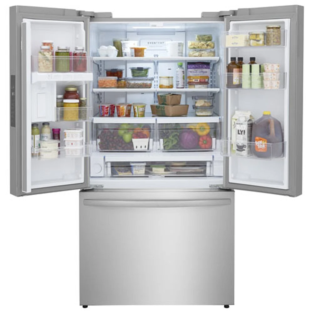 Frigidaire 36" 28.8 Cu. Ft. French Door Refrigerator w/Water Dispenser (FRFN2813AF) - Stainless Steel