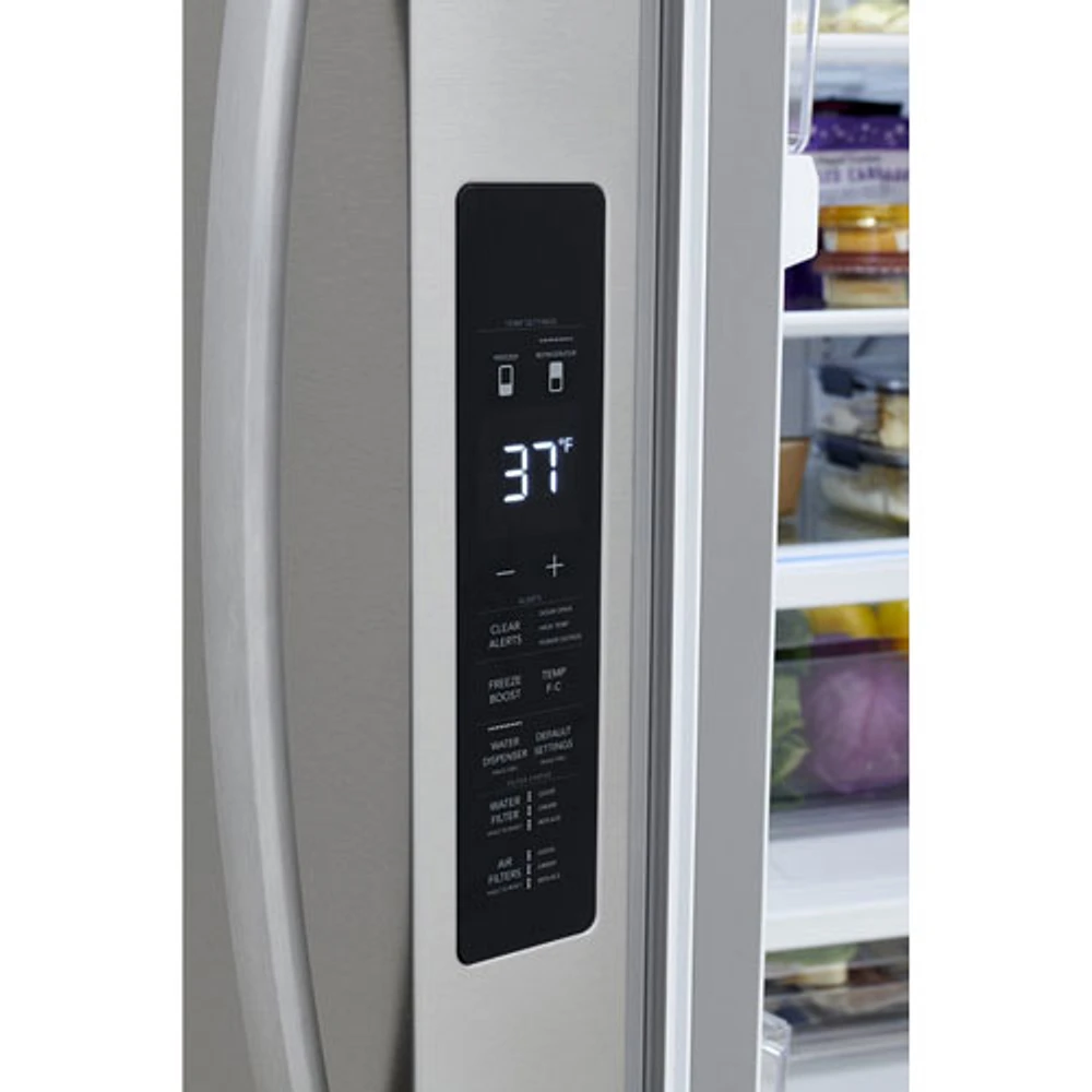 Frigidaire 36" 28.8 Cu. Ft. French Door Refrigerator w/Water Dispenser (FRFN2813AF) - Stainless Steel