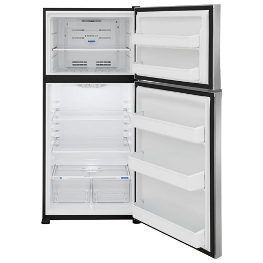 Frigidaire 30" 20 Cu. Ft. Top Freezer Refrigerator (FFHT2022AS) - Stainless Steel