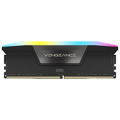 Corsair Vengeance RGB DDR5 64GB (2x32GB) 6400MHz Desktop Memory (CMH64GX5M2B6400C32) - Black