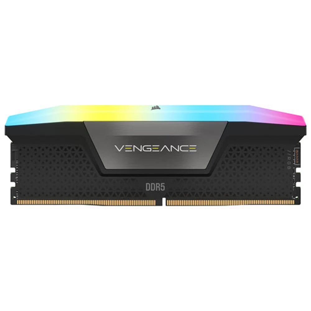 Corsair Vengeance RGB DDR5 64GB (2x32GB) 6400MHz Desktop Memory (CMH64GX5M2B6400C32) - Black