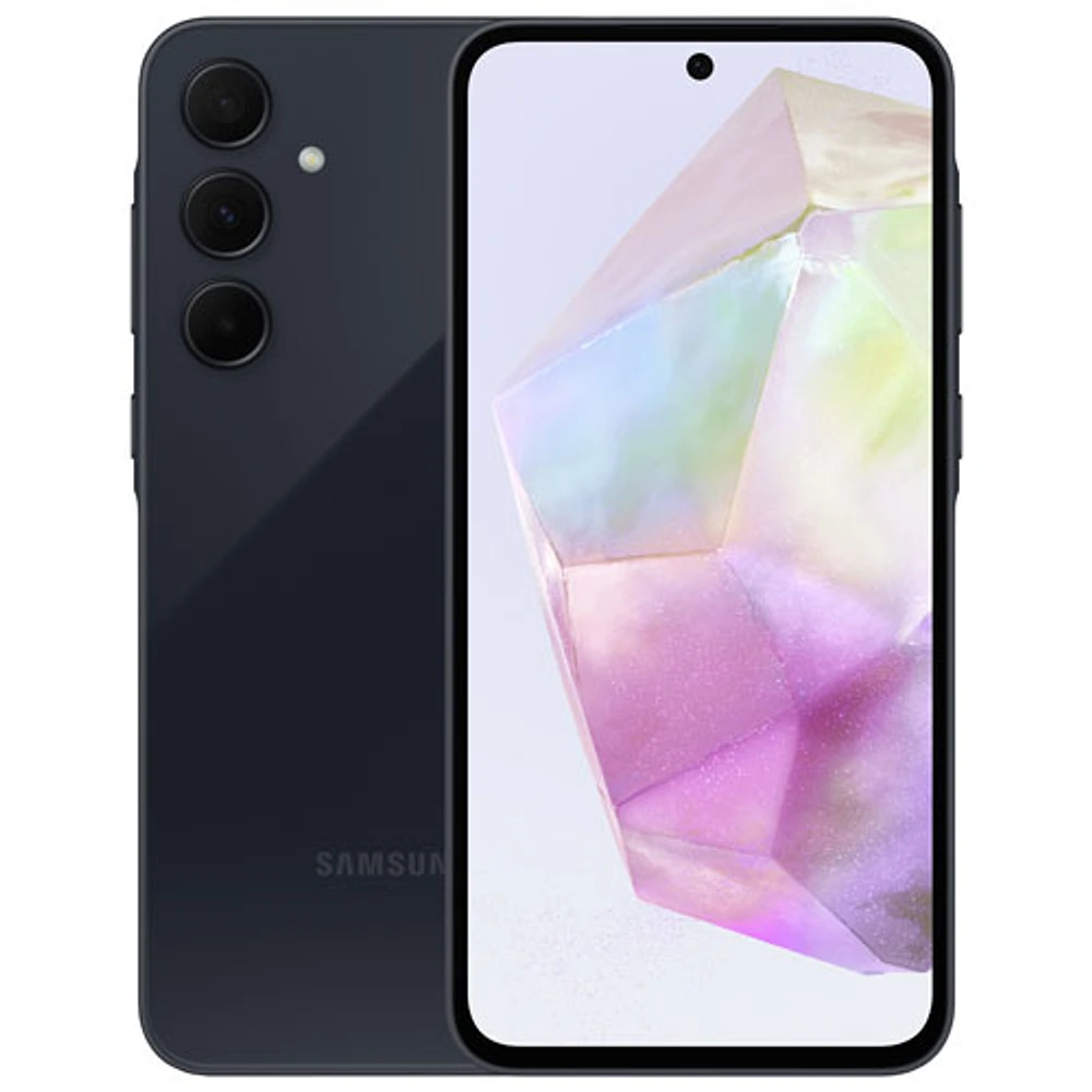 Galaxy A35 5G de 128 Go de Samsung offert par TELUS - Bleu marine fantastique - Financement mensuel