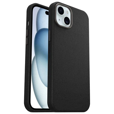 tui rigide ajusté en cuir de cactus Symmetry d'OtterBox pour iPhone 15 Plus