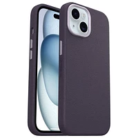 OtterBox Symmetry Cactus Leather Fitted Hard Shell Case for iPhone 15 - Purple