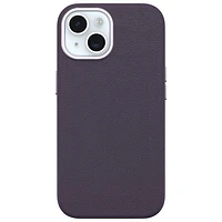 OtterBox Symmetry Cactus Leather Fitted Hard Shell Case for iPhone 15 - Purple