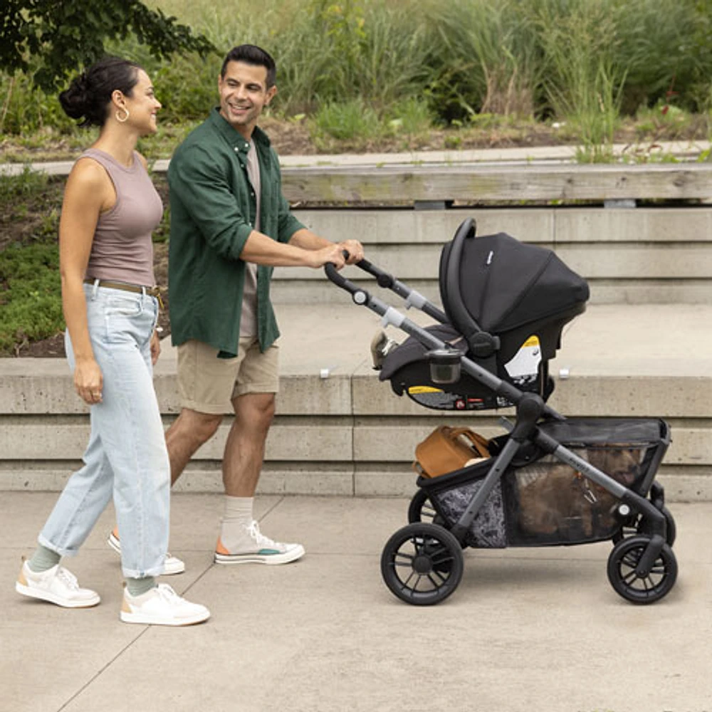 Poussette modulaire Pivot Troop Child & Pet d'Evenflo avec siège d'auto pour bébé LiteMax - Noir Rhodesboro