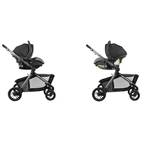 Evenflo Pivot Troop Child & Pet Modular Stroller with LiteMax Infant Car Seat - Rhodesboro Black