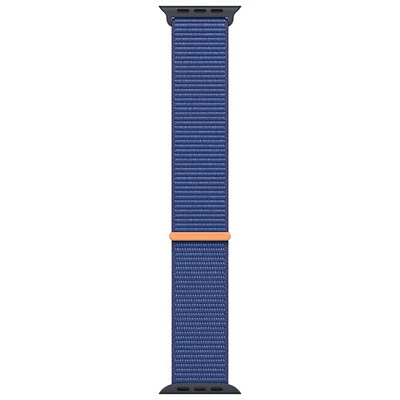 Bracelet sport pour Apple Watch de 45 mm - Bleu océan - Moyen 145-220 mm