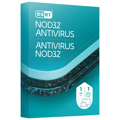 ESET NOD32 Antivirus (PC/Mac) - 1 Device - 1 Year