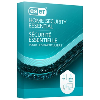 ESET Home Security Essential (PC/Mac) - 3 appareils - 1 an