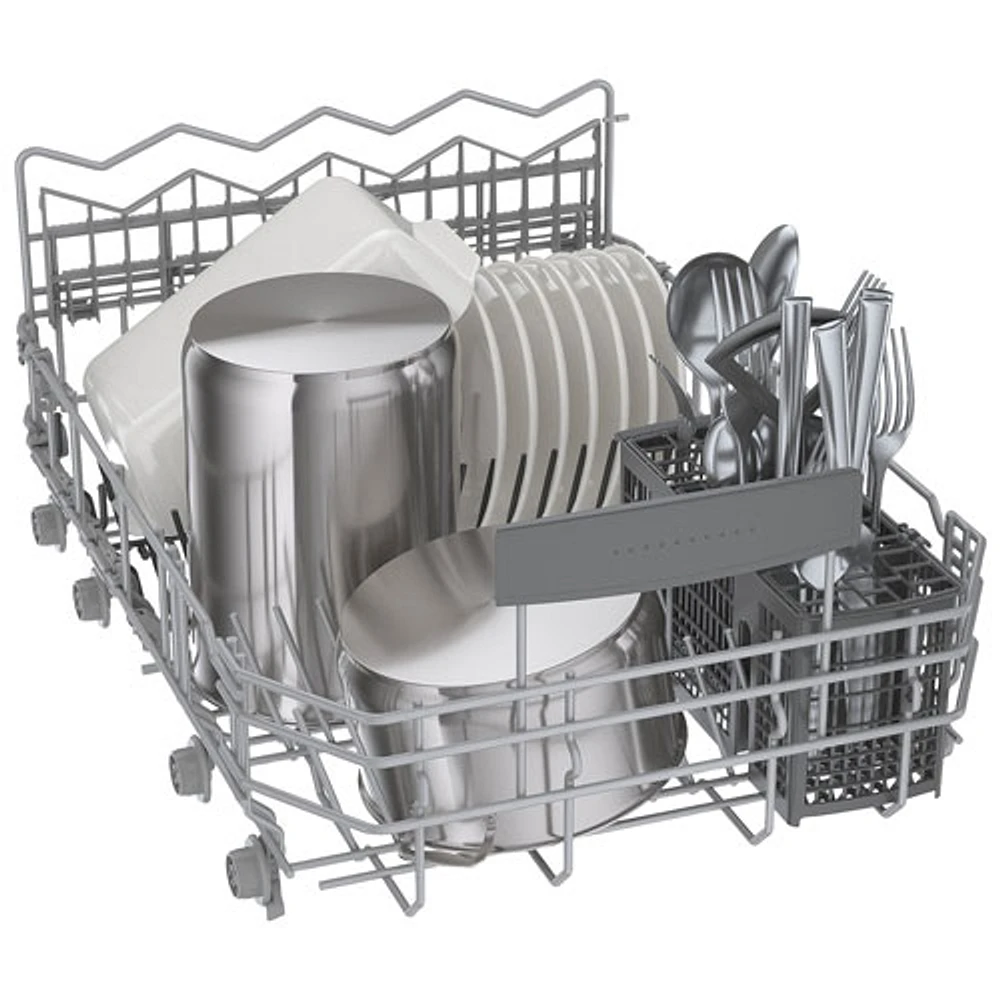 Bosch 18" 44dB Built-In Dishwasher w/ Stainless Steel Tub & Third Rack (SPX68C75UC) - Stainless