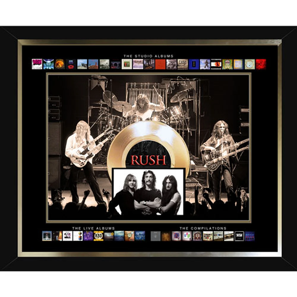 Frameworth The Rush: Collage Album Gold Framed Collage