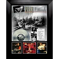 Frameworth The Rush: 1980 Permanent Waves Tour Platinium LP Framed Canvas