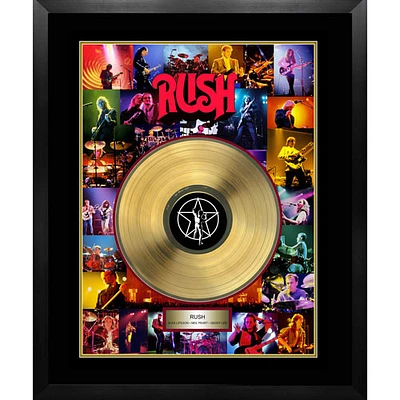 Frameworth The Rush: Clockwork Angels Tour Gold LP Framed Canvas