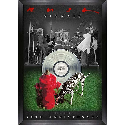 Frameworth The Rush: 40th anniversary of the Signals Album Frame Canvas