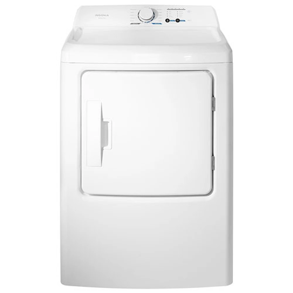 Insignia 6.7 Cu. Ft. Electric Dryer with Sensor Dry (NS-TDRE67W1-C) - White - Only at Best Buy