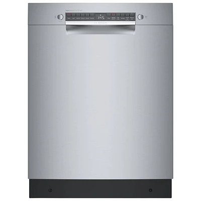 Bosch 800 Series 24" 44dB Built-In Dishwasher with Stainless Steel Tub & Third Rack (SGE78C55UC) - SS