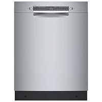 Bosch 300 Series 24" 46dB Built-In Dishwasher with Stainless Steel Tub (SGE53C55UC) - Stainless Steel