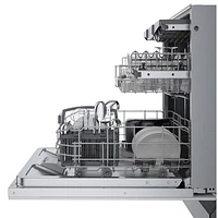 Bosch 800 Series 24" 44dB Built-In Dishwasher w/ Stainless Steel Tub & Third Rack (SGV78C53UC)- Custom Panel