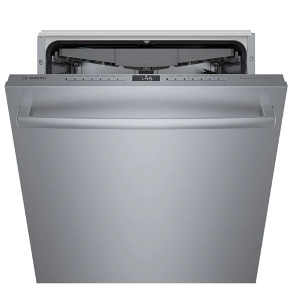 Bosch 800 Series 24" 44dB Built-In Dishwasher with Stainless Steel Tub & Third Rack (SGX78C55UC) - SS