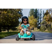 Dryod Zypster Electric Ride-On Go Kart - Ages 3-6 Years - Teal