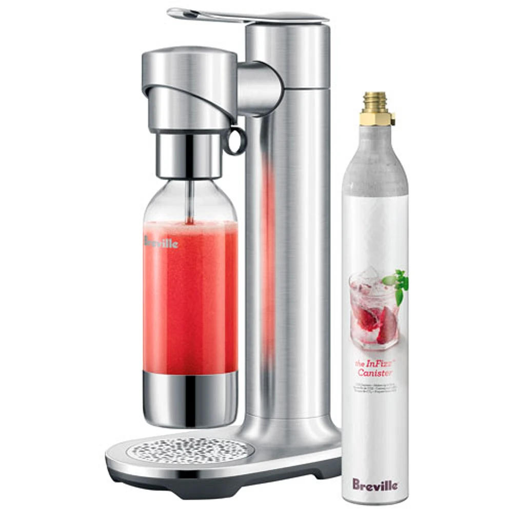 Breville InFizz Fusion 1L Soda Machine with FusionCap & Co2 Canister - Stainless Steel