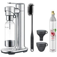 Breville InFizz Fusion 1L Soda Machine with FusionCap & Co2 Canister - Stainless Steel